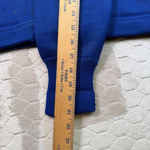 VTG 40s 50s Bill Hatch Wool Varisty Letterman's Sweater USA Made Blank No Patch - Picture 11 of 12